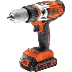 Black & Decker 18V Slagboremaskine, 1,5Ah