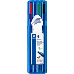 Staedtler Triplus Ball Kuglepen XB, 4 stk.