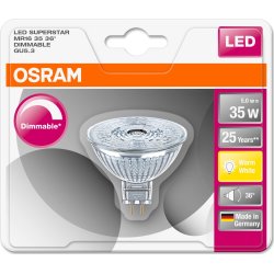 Osram LED Spotpære GU5, 3,5W=35W, dæmpbar