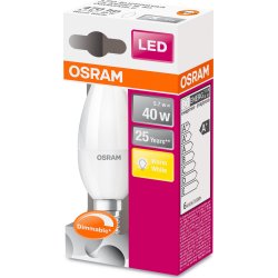 Osram LED Kertepære E14, 6W=40W, dæmpbar
