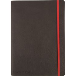 Oxford Black n'Red Soft Notesbog B5, linjeret