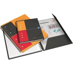 Oxford Int. Meetingbook Spiralbog A4+, kvadreret