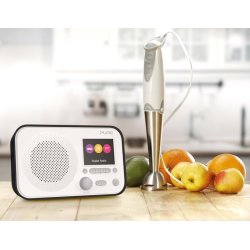 PURE Radio Elan E3 med FM/DAB/DAB, sort