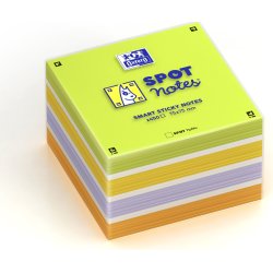 Oxford Sticky Notes Cube 75x75, ass. farver
