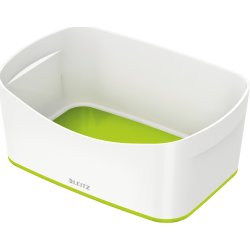 Leitz MyBox Opbevaringsbakke, hvid/grøn
