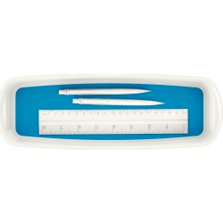 Leitz MyBox Opbevaringsbakke Long, hvid/blå