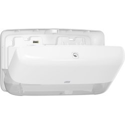 Tork T2 Twin Dispenser Jumbo toiletpapir, hvid