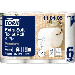 Tork T4 Premium toiletpapir, 4-lags, 42 ruller