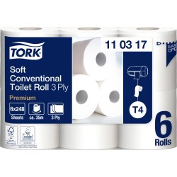 Tork T4 Premium toiletpapir, 3-lags, 42 ruller