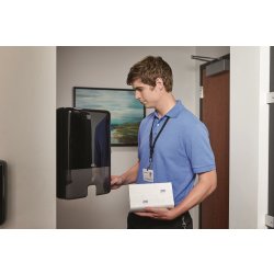 Tork H2 Xpress Dispenser Håndklædeark, sort