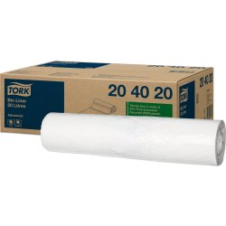 Tork B2 Affaldsposer, 20 liter, hvid