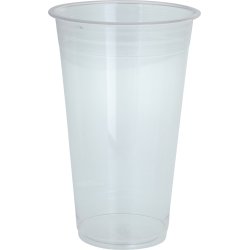 Komposterbart Drikkebæger, klar, PLA, 600 ml