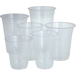 Komposterbart Drikkebæger, klar, PLA, 360 ml
