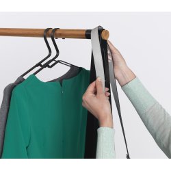 Brabantia Linn Tøjstativ, smal, sort