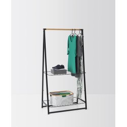Brabantia Linn Tøjstativ, bred, sort