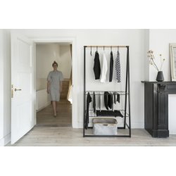Brabantia Linn Tøjstativ, bred, sort