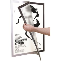 Durable Poster Magnetramme 70 x 100 cm, sort