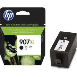 HP no.907XL/T6M19AE blæk, blister, sort, 1.500s