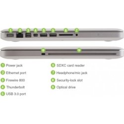 Brugt Apple MacBook Pro 13,3", 240GB, sølv (B)