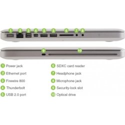 Brugt Apple Macbook Pro 15,4", 500GB, sølv (B)
