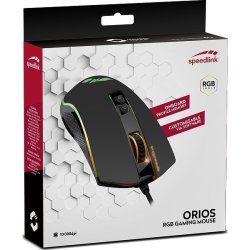 Speedlink Orios RGB Gaming mus, sort