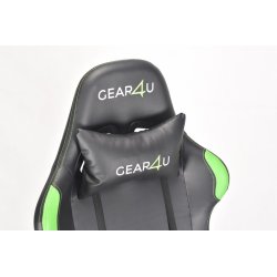 Gear4U Elite Pro gamerstol, sort/grøn