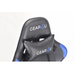 Gear4U Elite Pro gamerstol, sort/blå