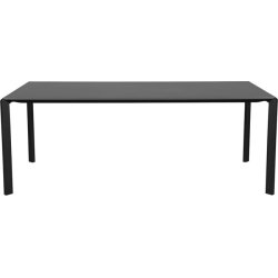 Adam havebord 200x90 cm, Durafit, Sort