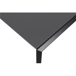 Adam havebord 200x90 cm, Durafit, Sort