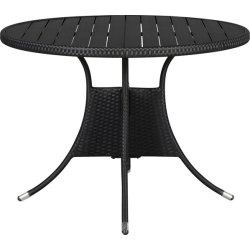 Magnus havebord Ø105 cm, Sort
