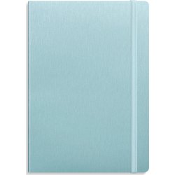 Mayland DotNotes Notesbog A5, tekstilpræg, lyseblå