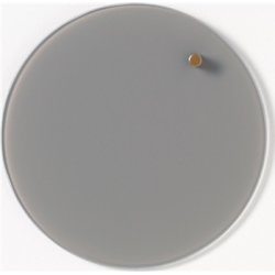 NAGA Nord magnetisk glastavle, 25 cm, grå