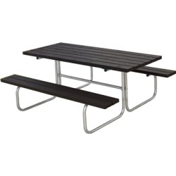 Plus Classic bord-bænkesæt, Sort
