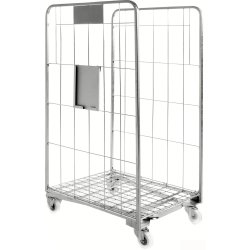 2-sidet rullecontainer, 700x800x1570 mm, Stabelbar