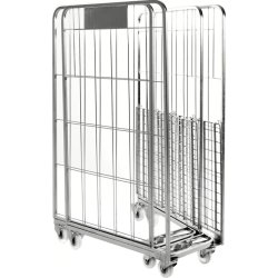 2-sidet rullecontainer, 700x800x1570 mm, Stabelbar