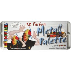 Eulenspiegel Ansigtsmaling Palette, 12 farver