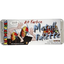 Eulenspiegel Ansigtsmaling Palette, 24 farver