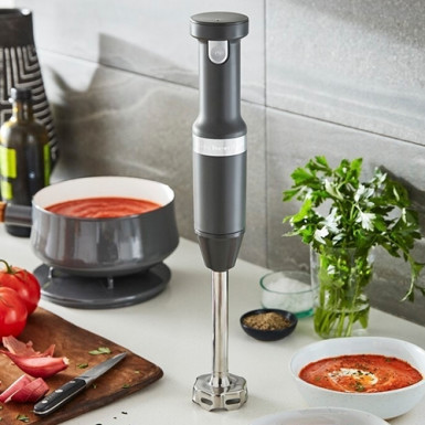 KitchenAid Trådløs Stavblender, sort