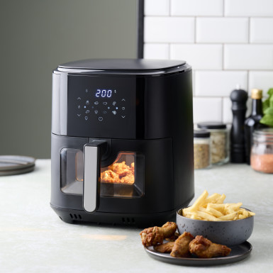 Deski Airfryer m/Vindue 6,5 liter