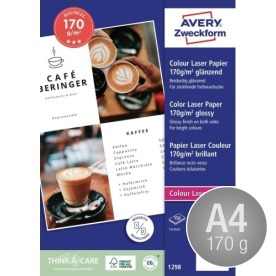 Avery laser fotopapir, glossy, A4/170g/150ark