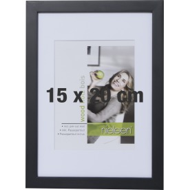 Apollo Passepartout Ramme | A4 | 15x20 | Sort