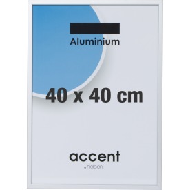 Accent Skifteramme, 40x40 cm, Sølv