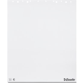Esselte Flipoverpapir, blank, 72x85 cm, 25 ark