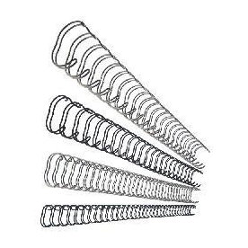 GBC metal spiralryg A4, 21 rings, 14mm, sort