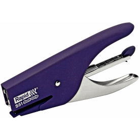 Rapid S51 Soft Grip Hæftetang | 15 ark | Lilla