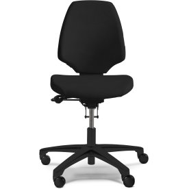RH Activ 222 kontorstol høj ryg, bredt sæde sort