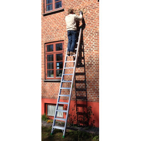 Enkeltstige med 80 mm dybe trin - Arbejdshøjde 4 m