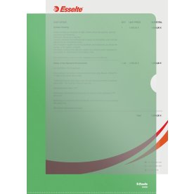 Esselte Copysafe omslag A4, 0,11mm, 100stk, grøn