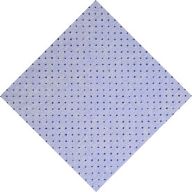 Universalklud perforeret, 38 x 38, Blå, 20 klude
