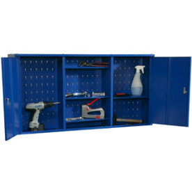 Værktøjsskab model 2, 60x120x20, Blå